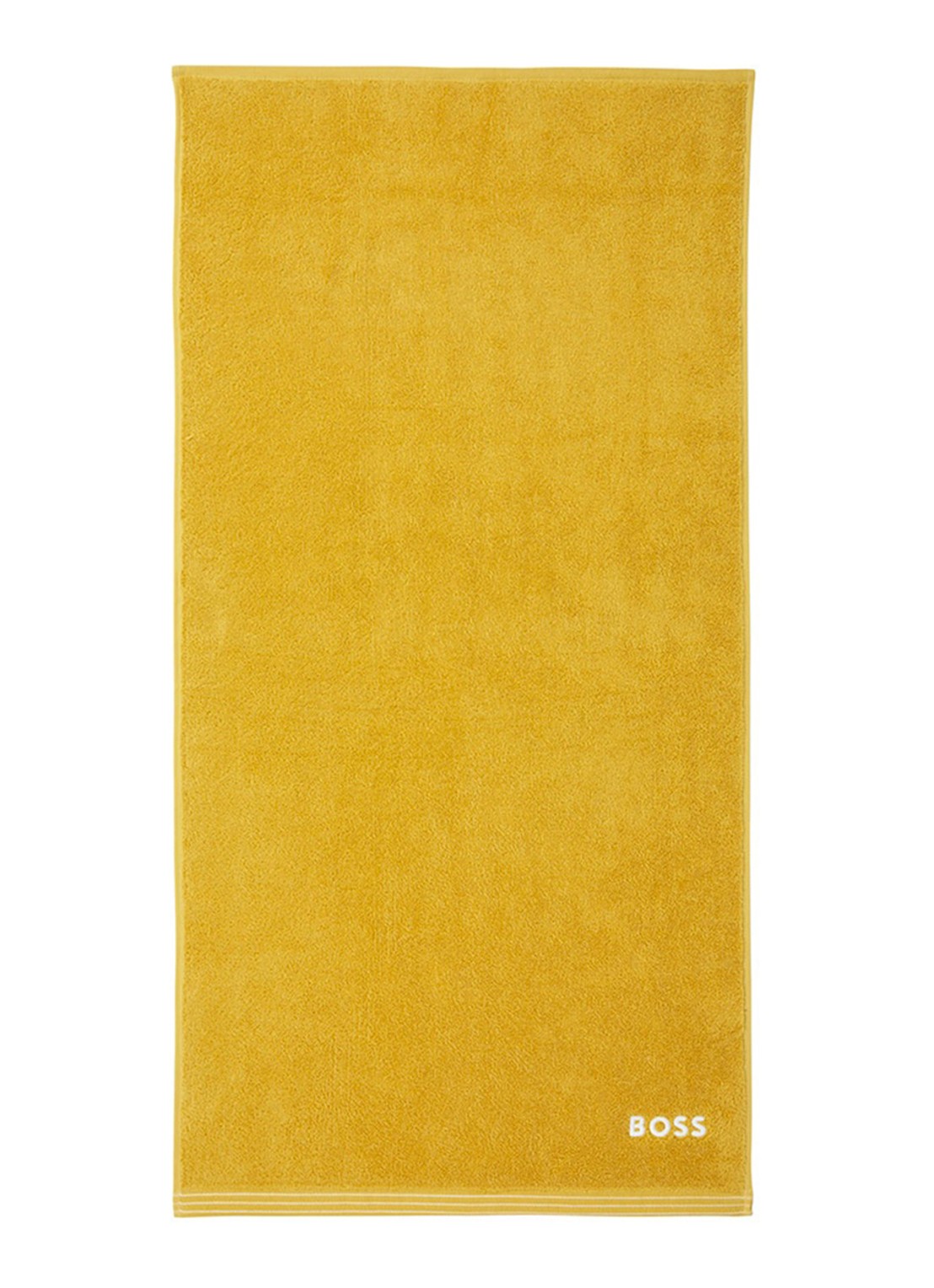 BOSS Edge badhanddoek 50 x 100 cm - voorkant 2 geel