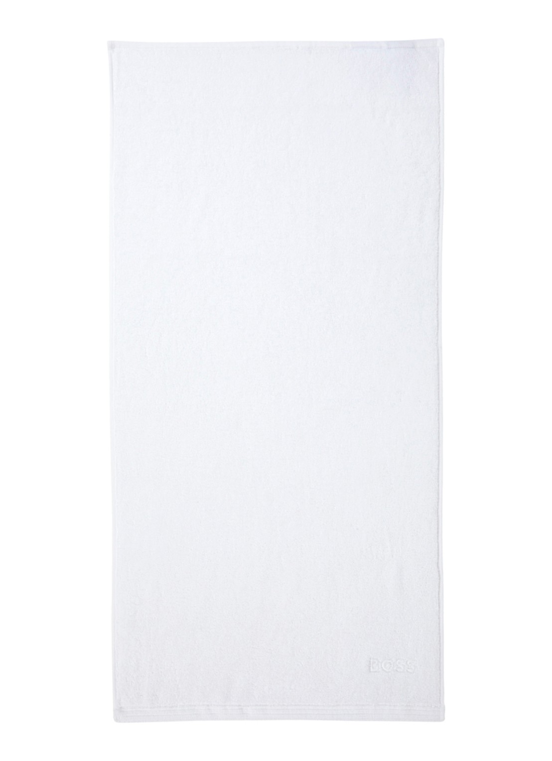 BOSS Edge badhanddoek 50 x 100 cm - voorkant wit