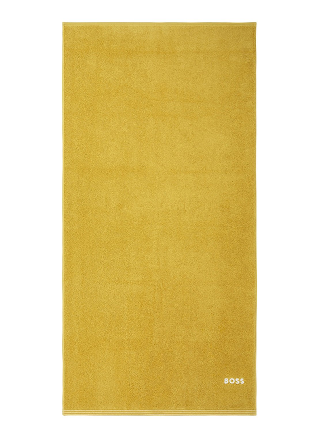 BOSS Edge badhanddoek - 70 x 140 cm - voorkant 2 geel