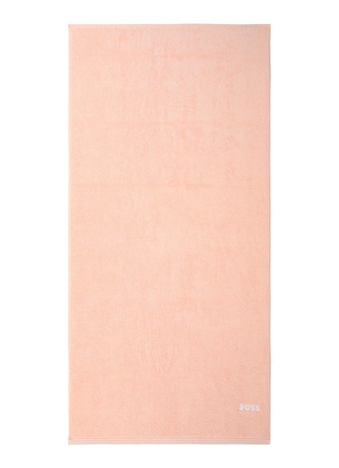 BOSS Edge badhanddoek - 70 x 140 cm - voorkant 2 perzikroze