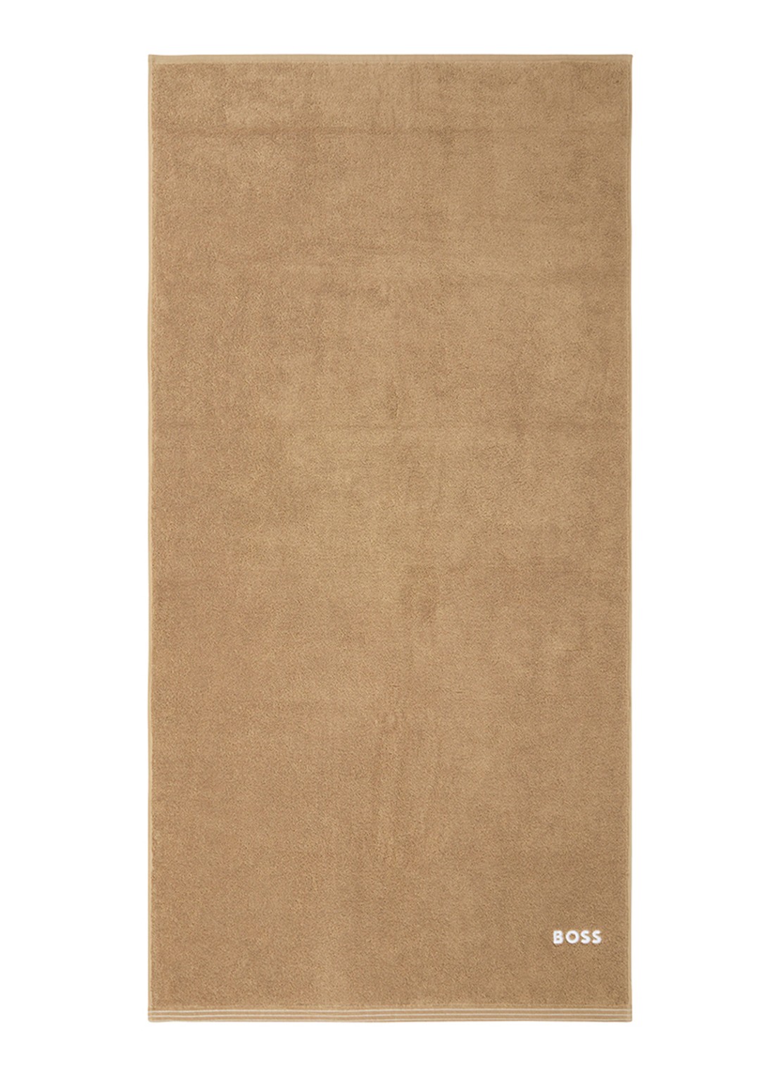 BOSS Edge badhanddoek - 70 x 140 cm - voorkant bruin