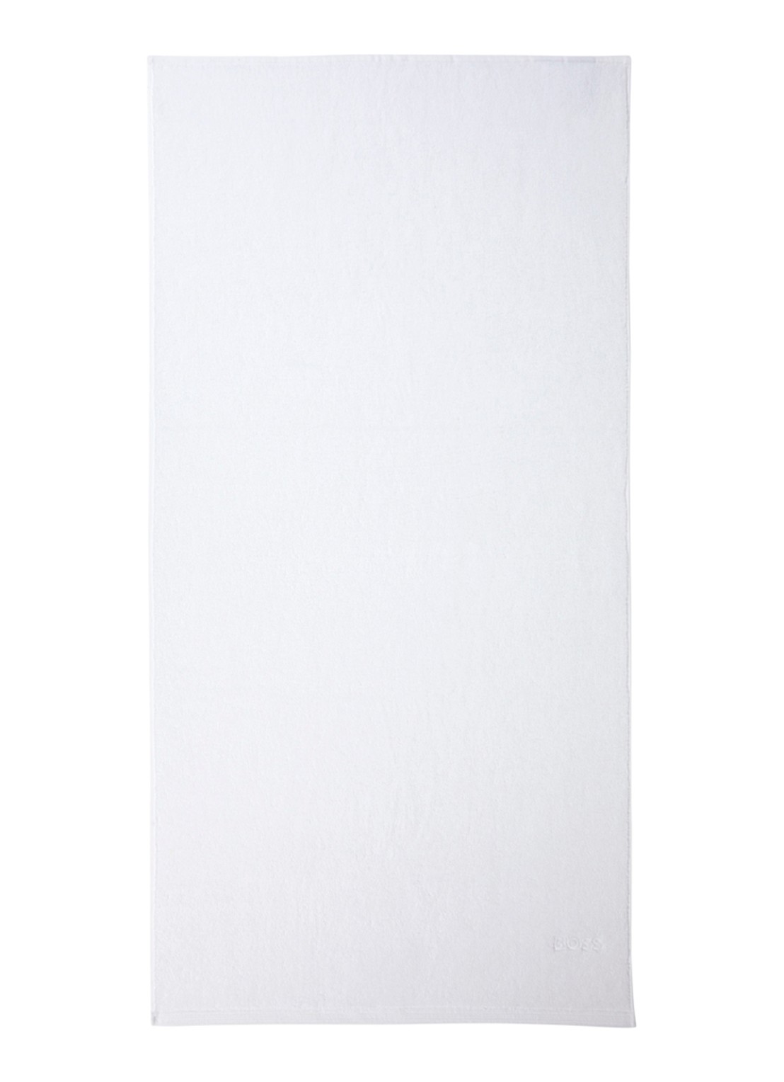BOSS Edge badhanddoek - 70 x 140 cm - voorkant wit