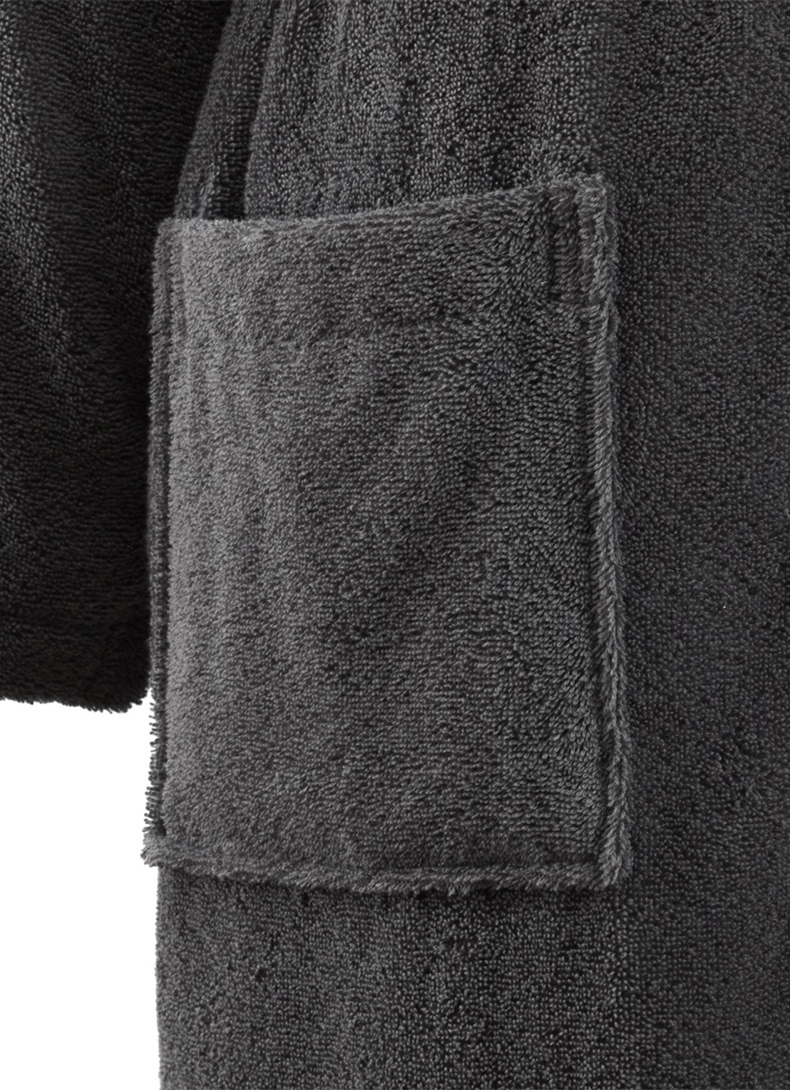 BOSS Edge badjas met logoborduring - detail 2 groen