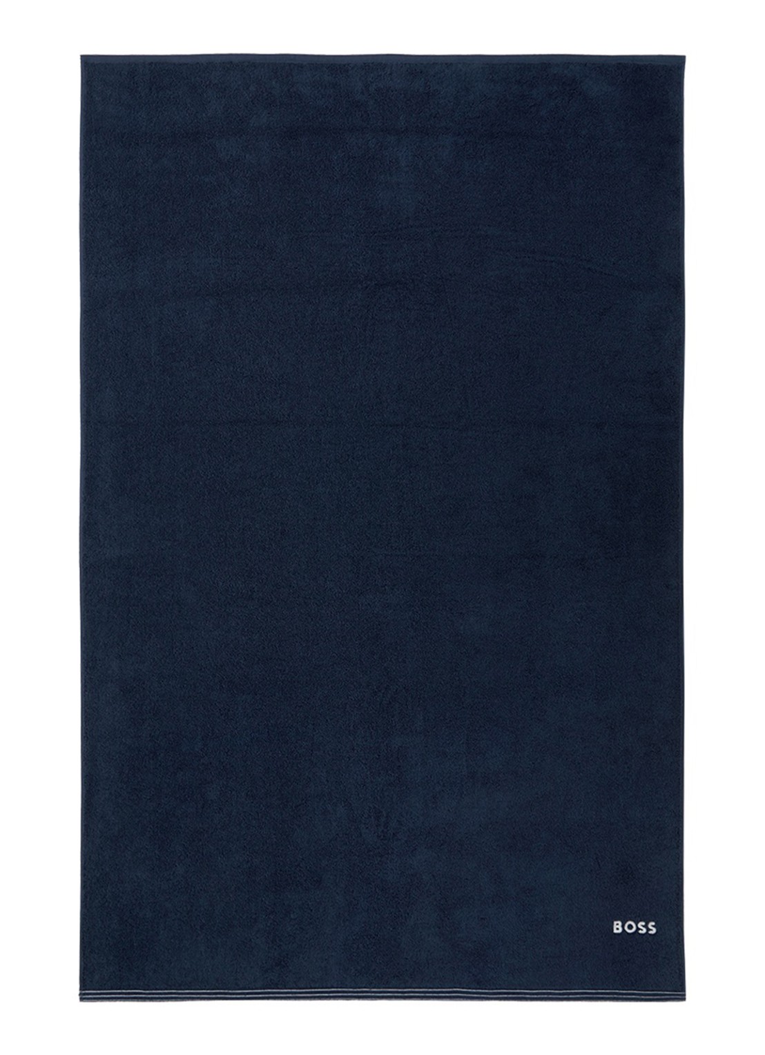 BOSS Edge badlaken - 100 x 150 cm - voorkant 3 donkerblauw