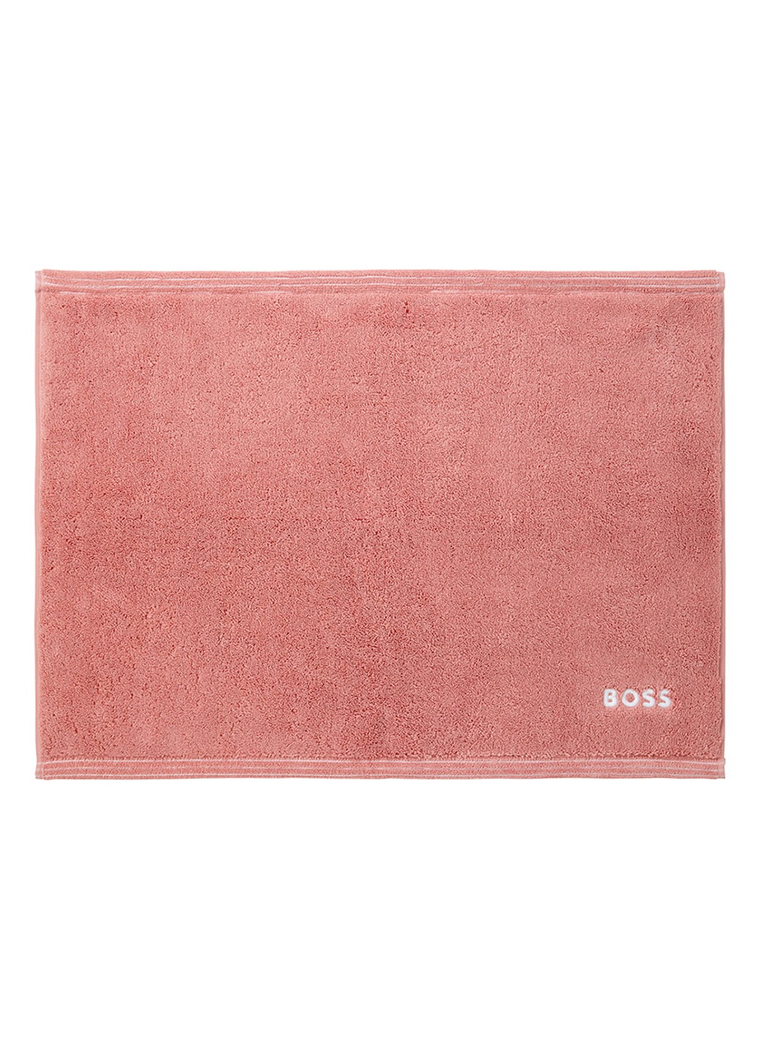 BOSS Edge badmat 50 x 70 cm - voorkant zalmroze