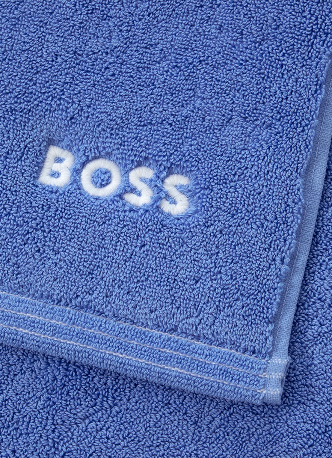 BOSS Edge badmat 50 x 70 cm - voorkant 2 blauw