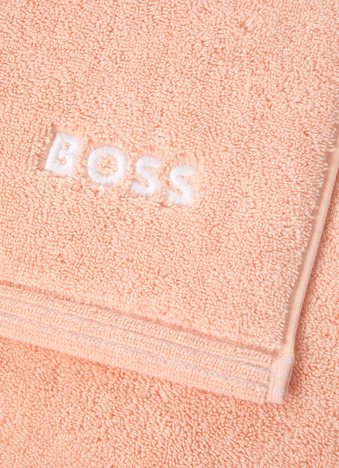 BOSS Edge badmat 50 x 70 cm - voorkant 2 perzikroze