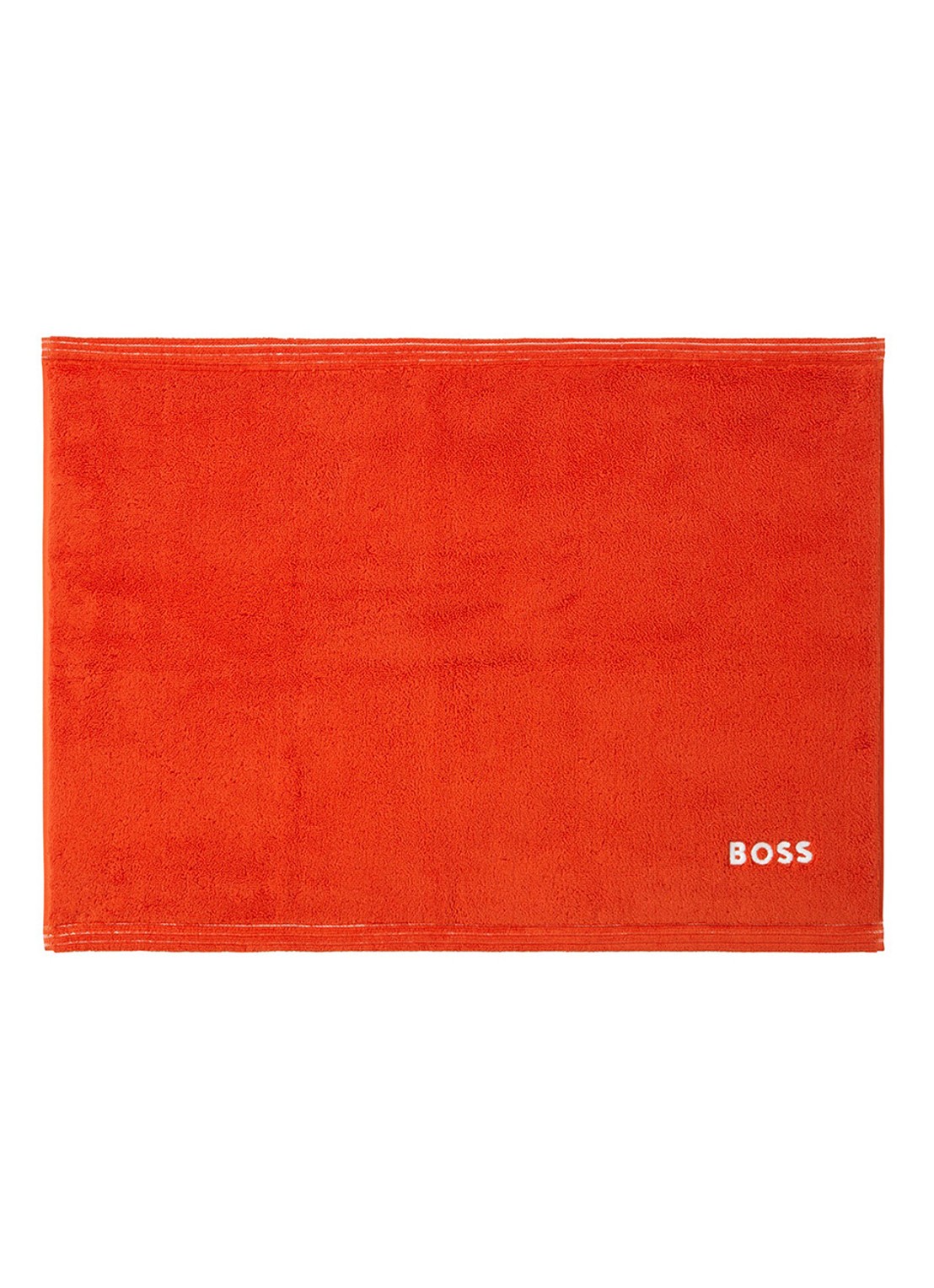 BOSS Edge badmat 50 x 70 cm - voorkant oranjerood