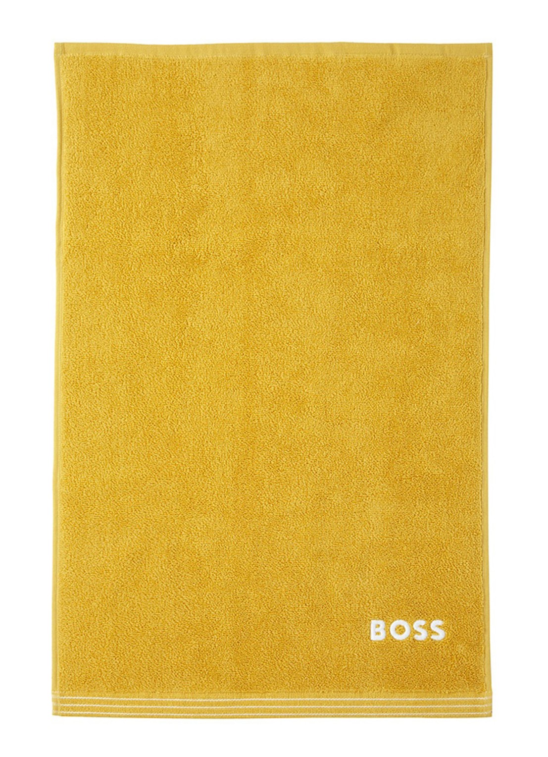 BOSS Edge gastendoek - 40 x 60 cm - voorkant geel