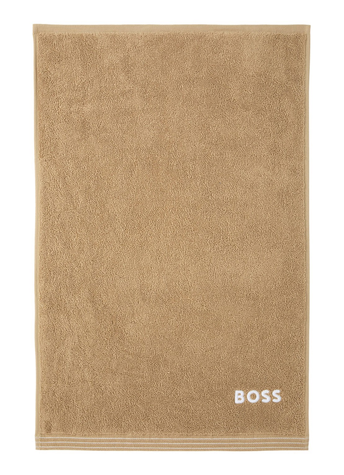 BOSS Edge gastendoek - 40 x 60 cm - voorkant 2 bruin