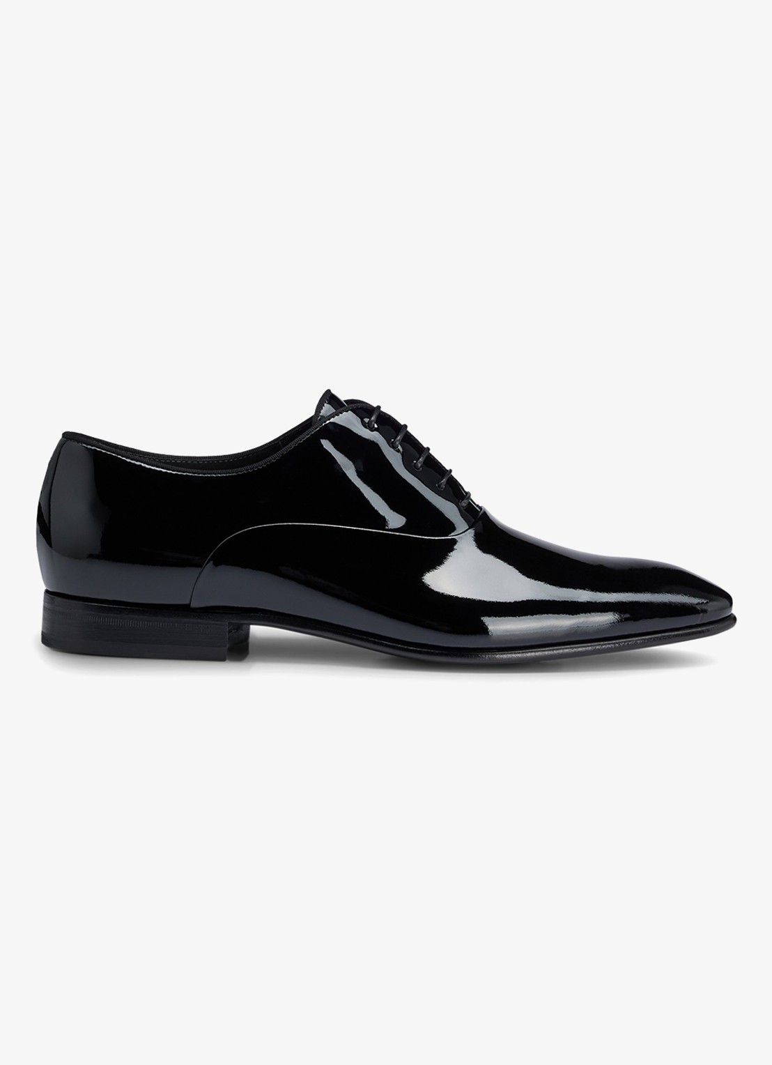 BOSS Evening Oxford veterschoen van lakleer - voorkant 4 zwart