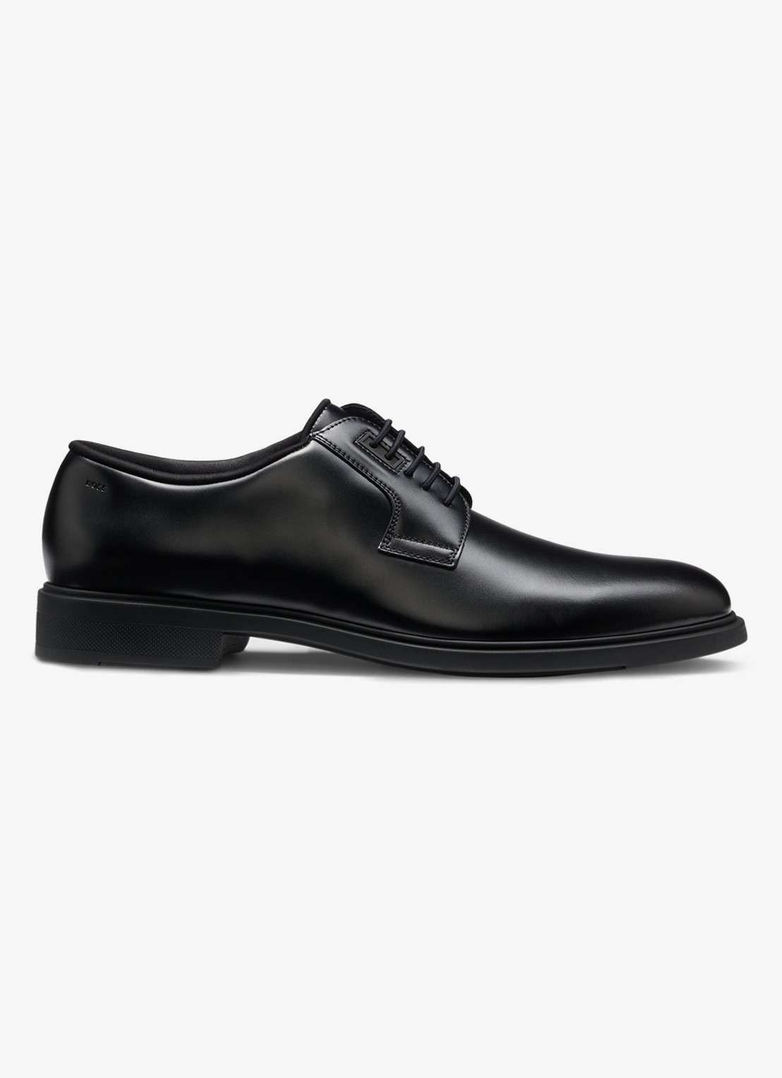 BOSS First Class veterschoen van leer - voorkant 2 zwart