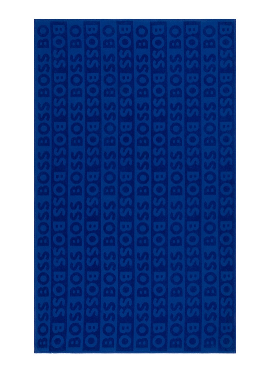 BOSS Font strandlaken 90 x 150 cm - voorkant 3 blauw