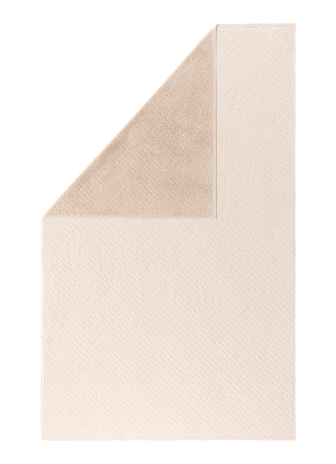 BOSS Frontrow badlaken - 90 x 150 cm - achterkant creme