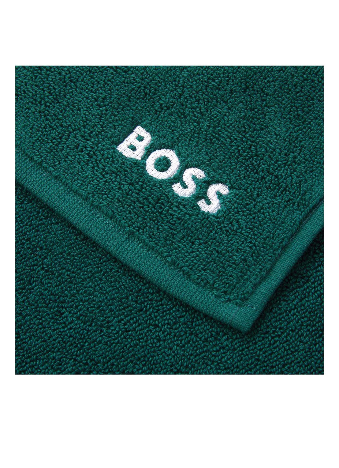BOSS Gastendoek - 600 gr/m2 - 30 x 30 cm - detail 2 donkergroen