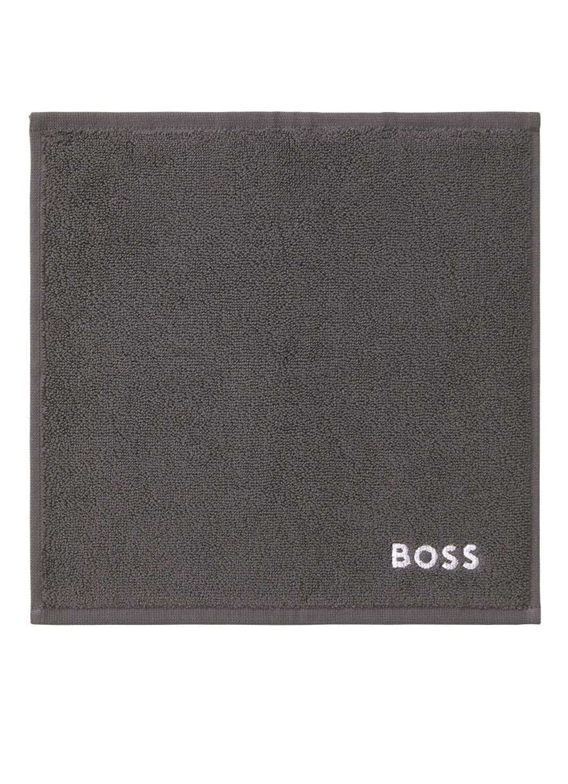 BOSS Gastendoek - 600 gr/m2 - 30 x 30 cm - voorkant 2 donkergrijs