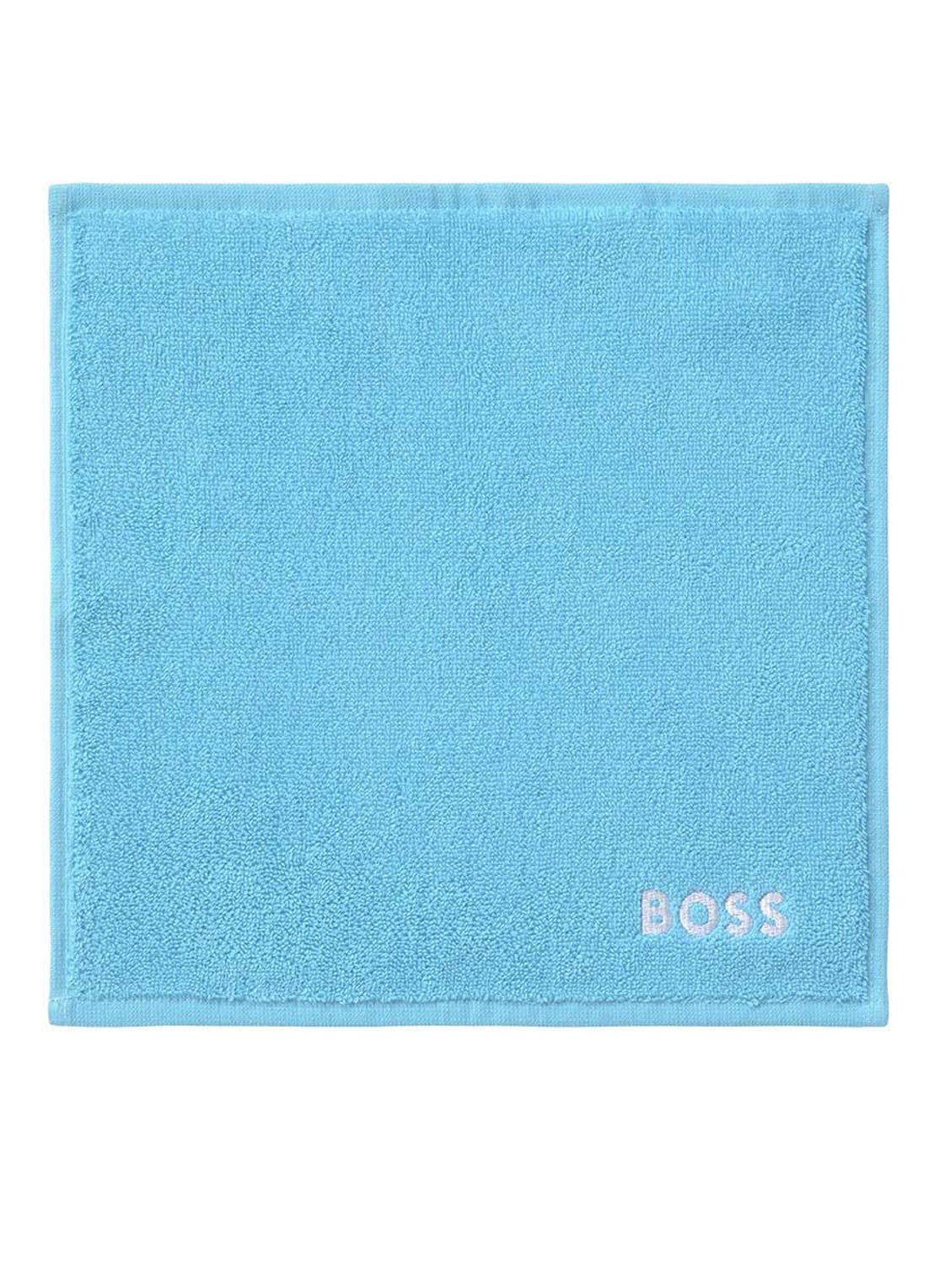 BOSS Gastendoek - 600 gr/m2 - 30 x 30 cm - voorkant aquablauw