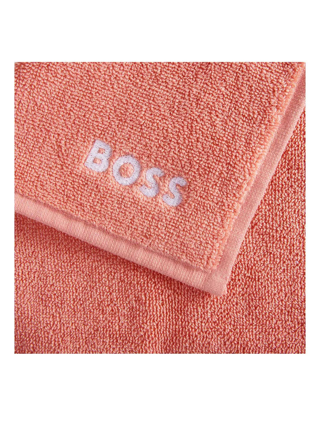 BOSS Gastendoek - 600 gr/m2 - 30 x 30 cm - detail 2 koraalroze