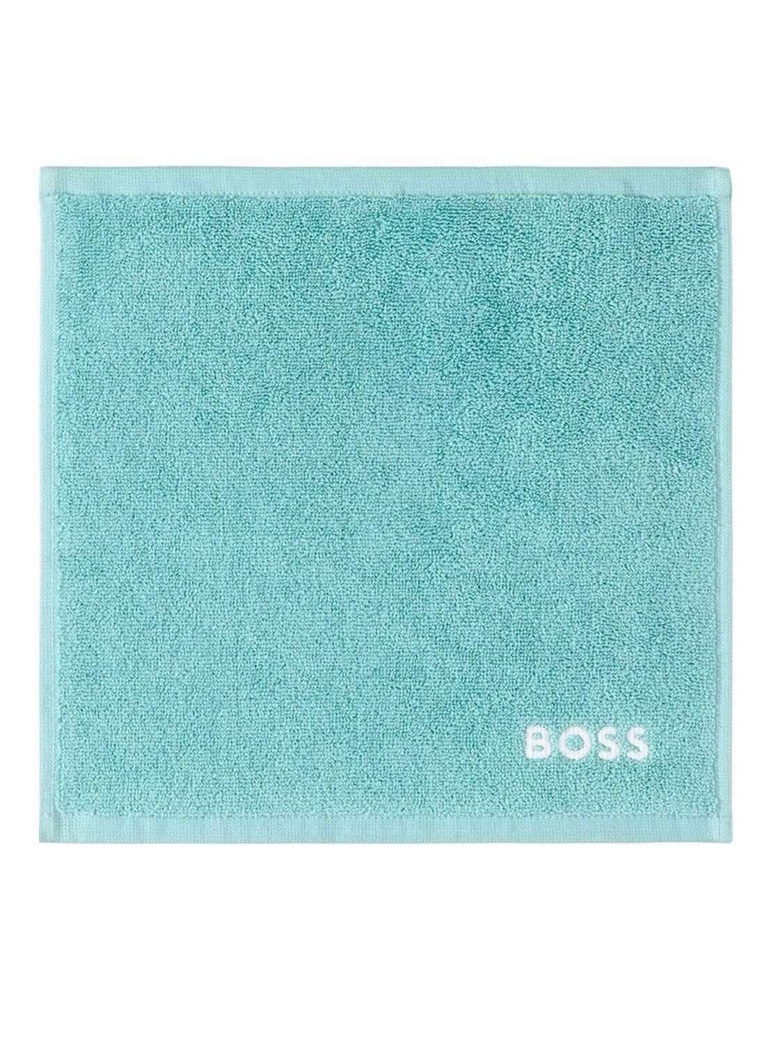 BOSS Gastendoek - 600 gr/m2 - 30 x 30 cm - voorkant turquoise