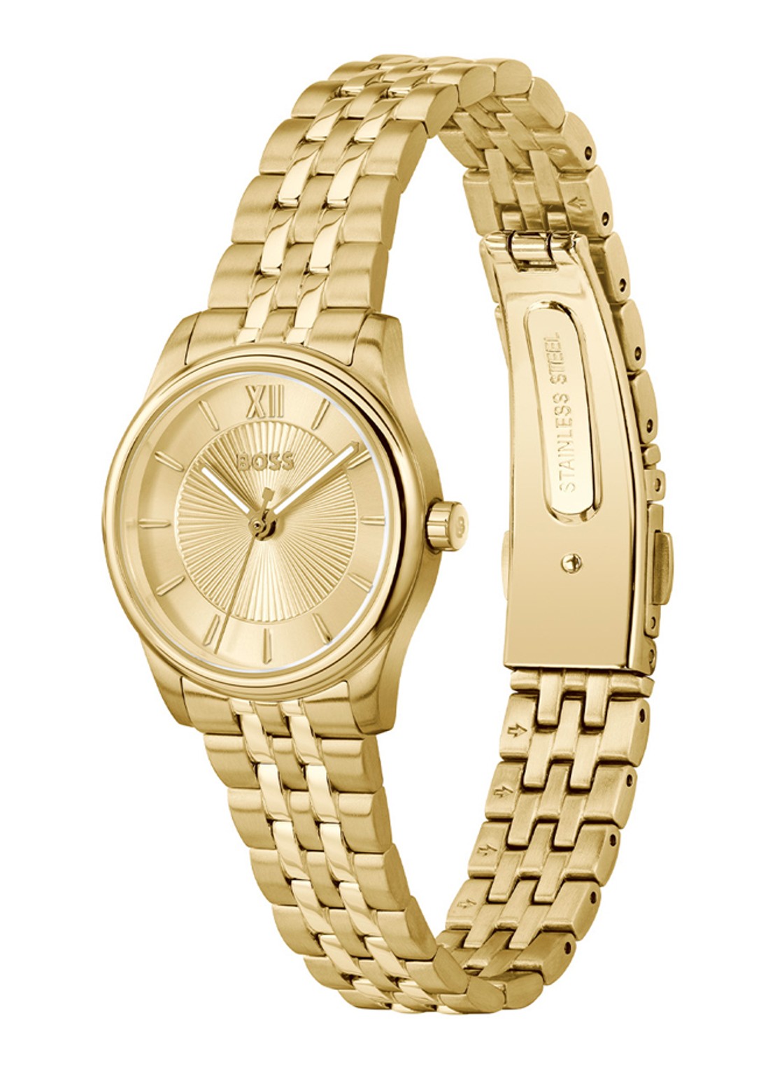 BOSS Graceful Mina horloge HB1502843 - detail goud