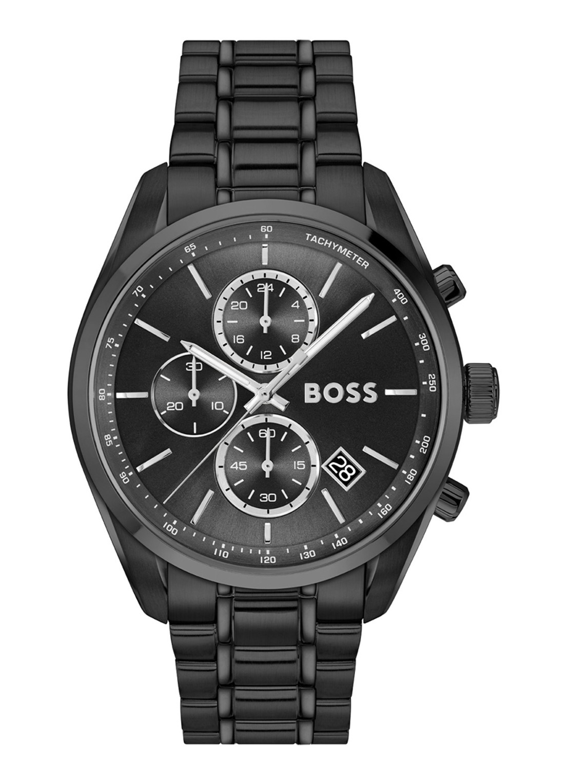 BOSS Grand Prix 44 horloge HB1514298  - voorkant zwart