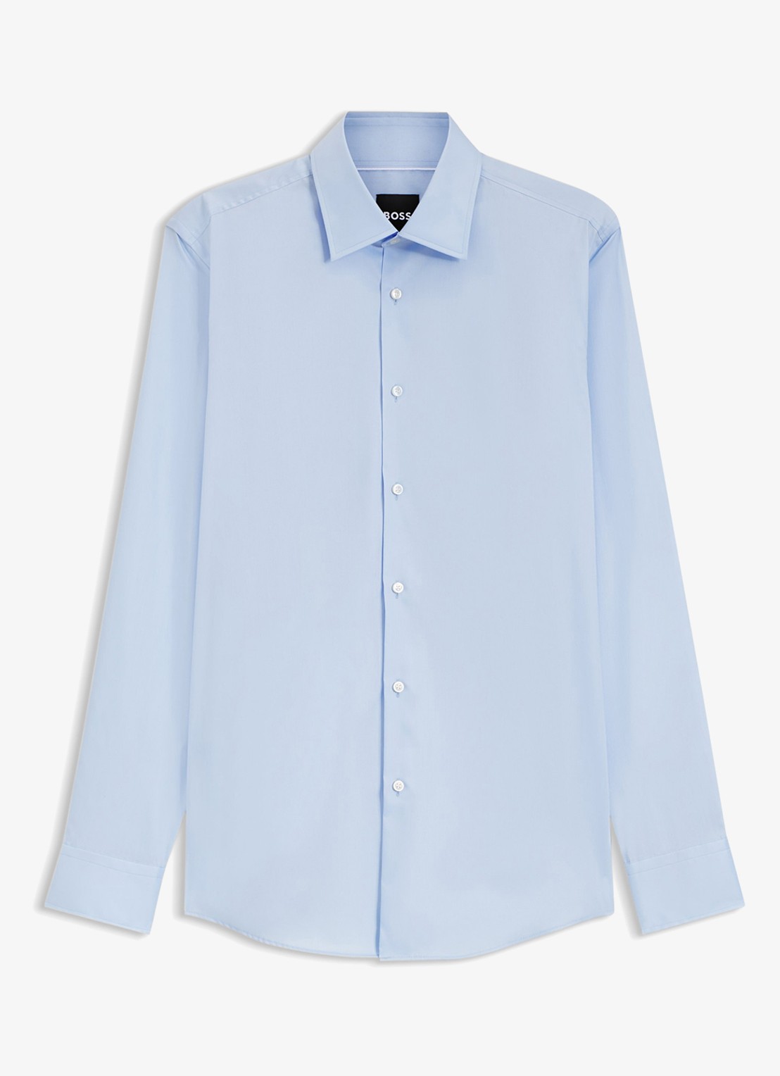 BOSS H-Hank-Kent slim fit overhemd - voorkant 5 lichtblauw