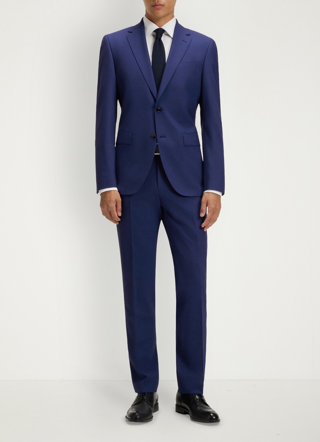BOSS H-Jeckson regular fit 2-delig pak in scheerwolblend - detail blauw