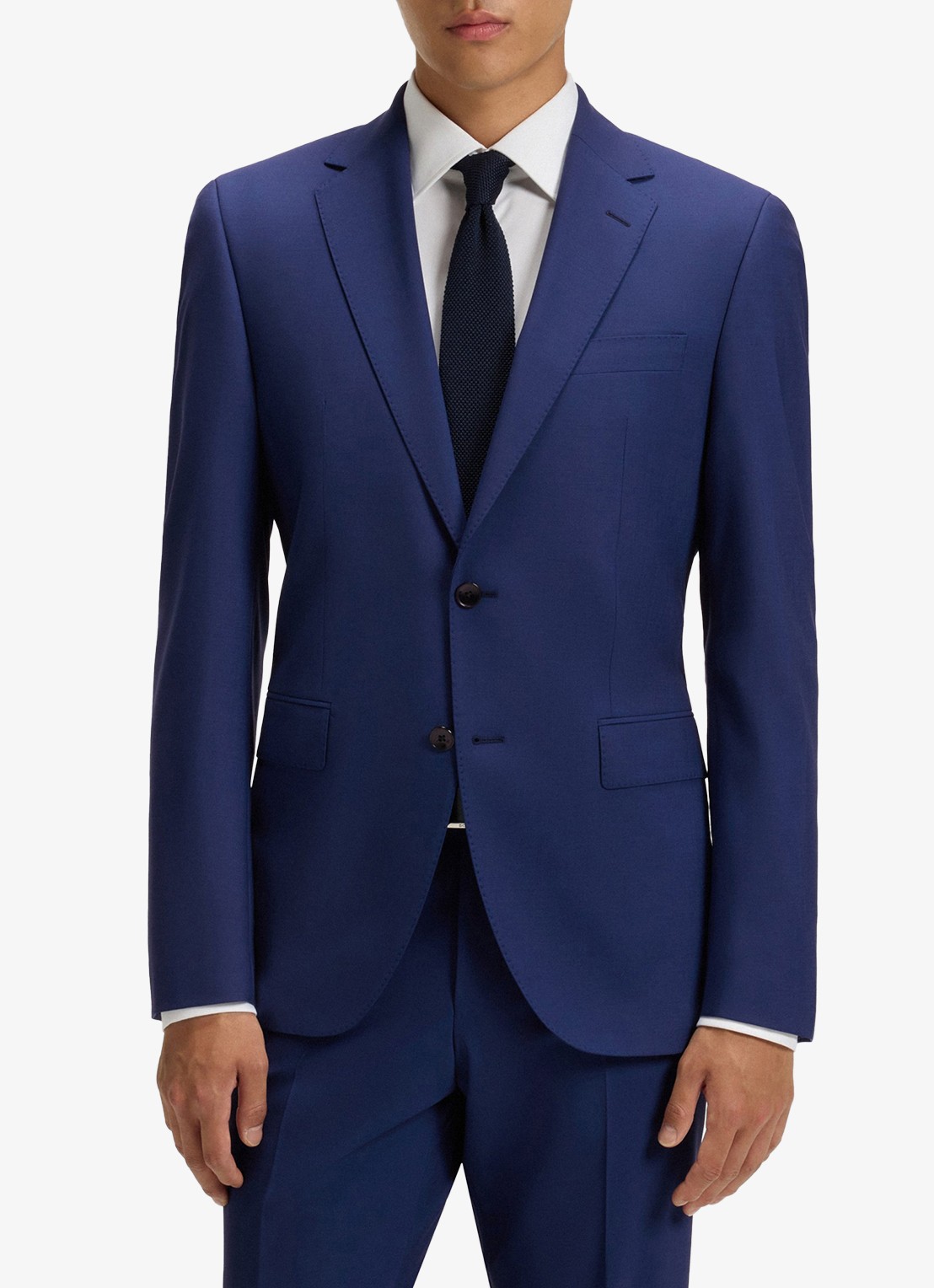 BOSS H-Jeckson regular fit 2-delig pak in scheerwolblend - voorkant 7 blauw