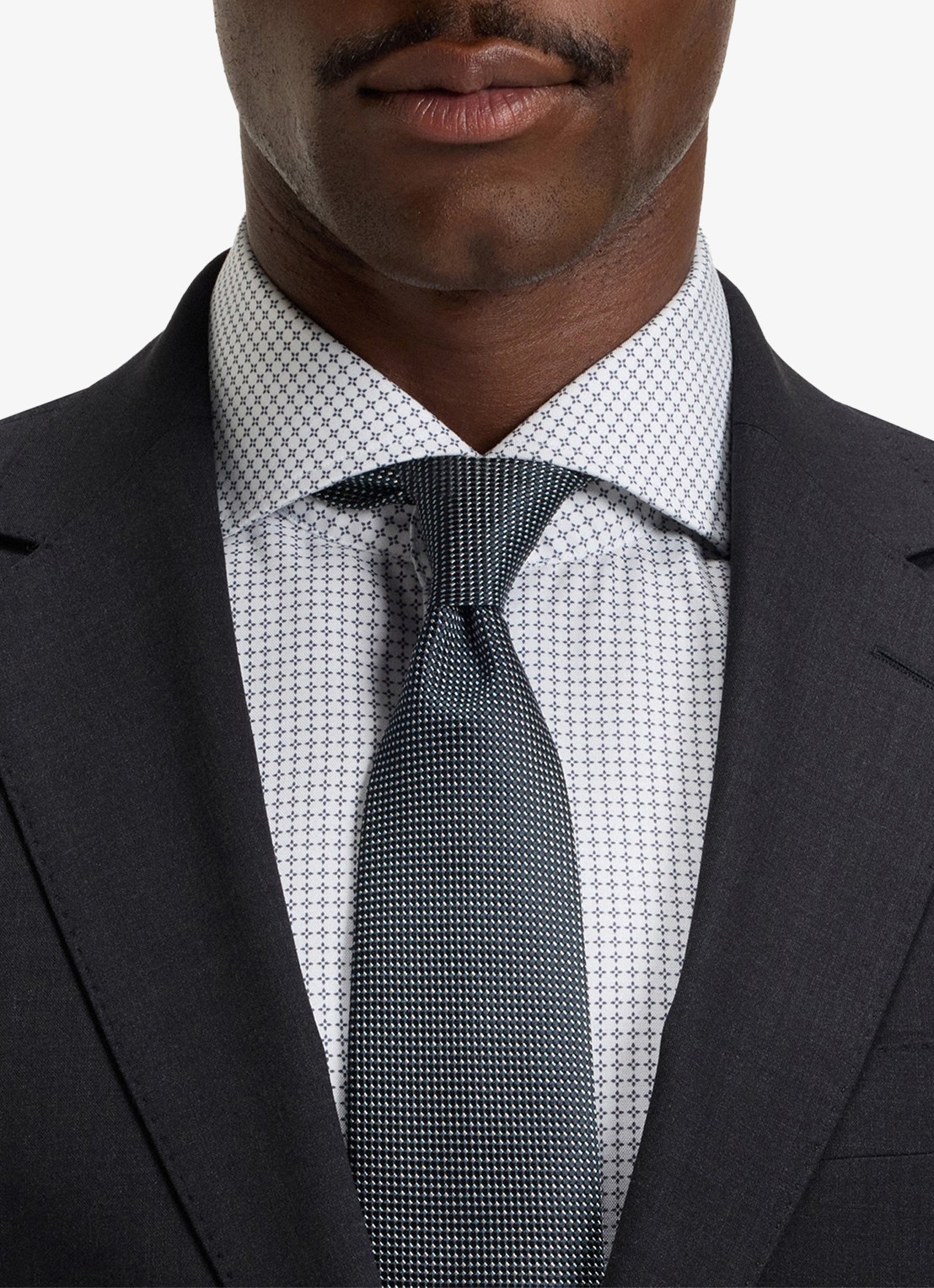 BOSS H-Jeckson regular fit 2-delig pak in scheerwolblend - detail 5 donkergrijs