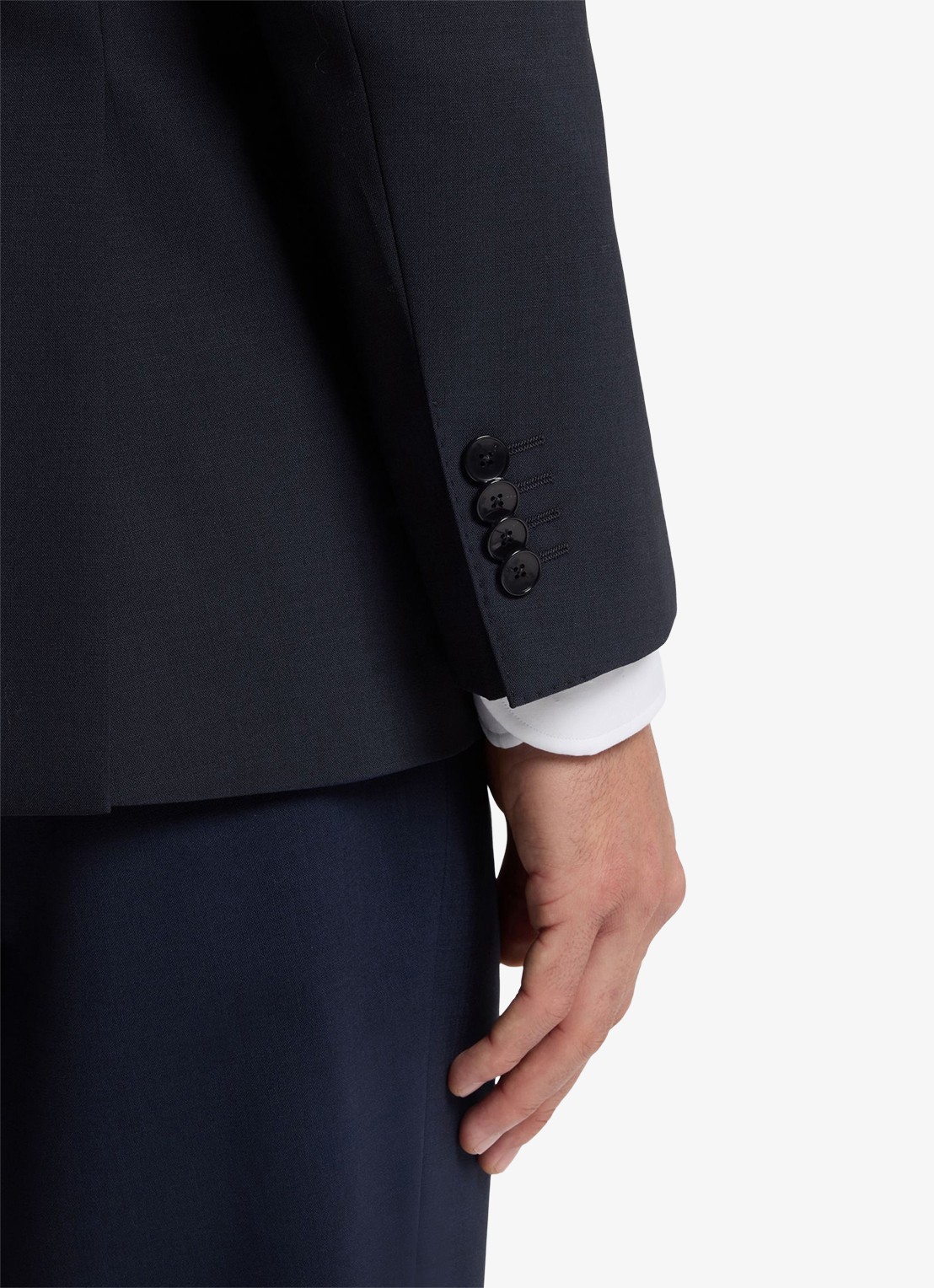 BOSS H-Jeckson regular fit 2-delig pak in scheerwolblend - detail 5 donkerblauw