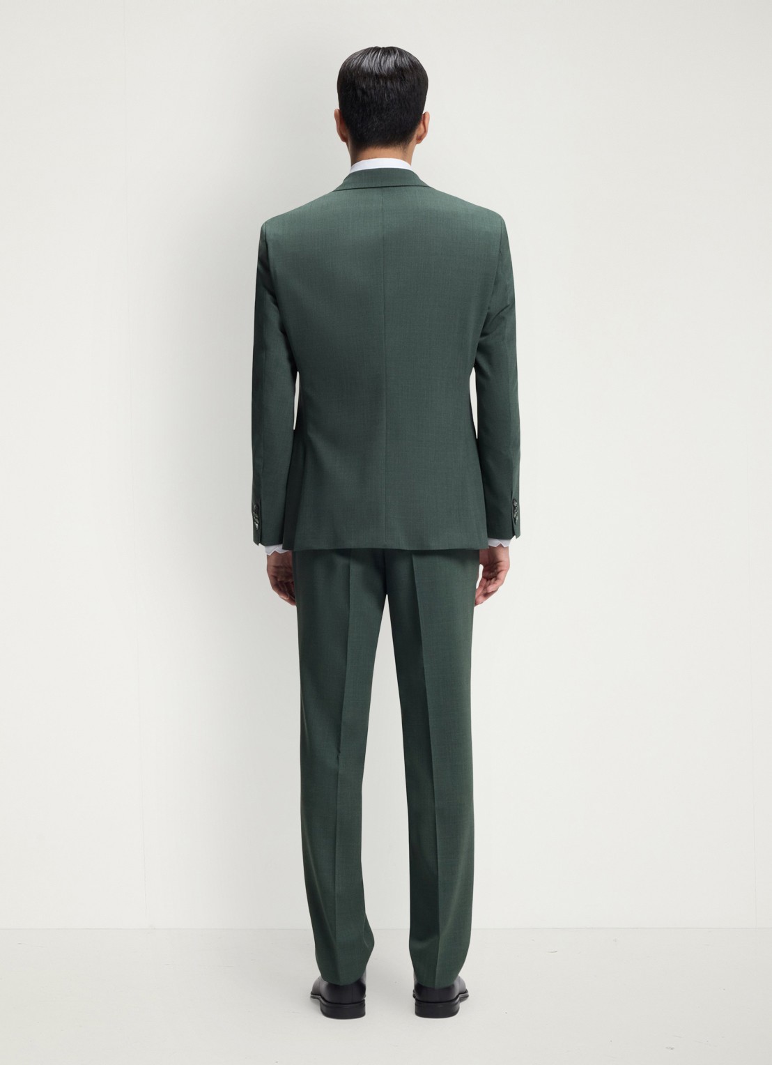 BOSS H-Jeckson regular fit 2-delig pak in scheerwolblend - achterkant groen