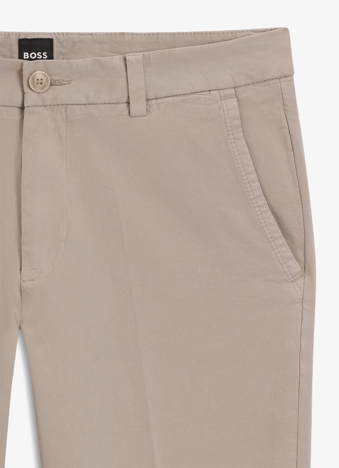 BOSS H-Kaiton1 slim fit chino met steekzakken - detail 3 open beige-294 / beige