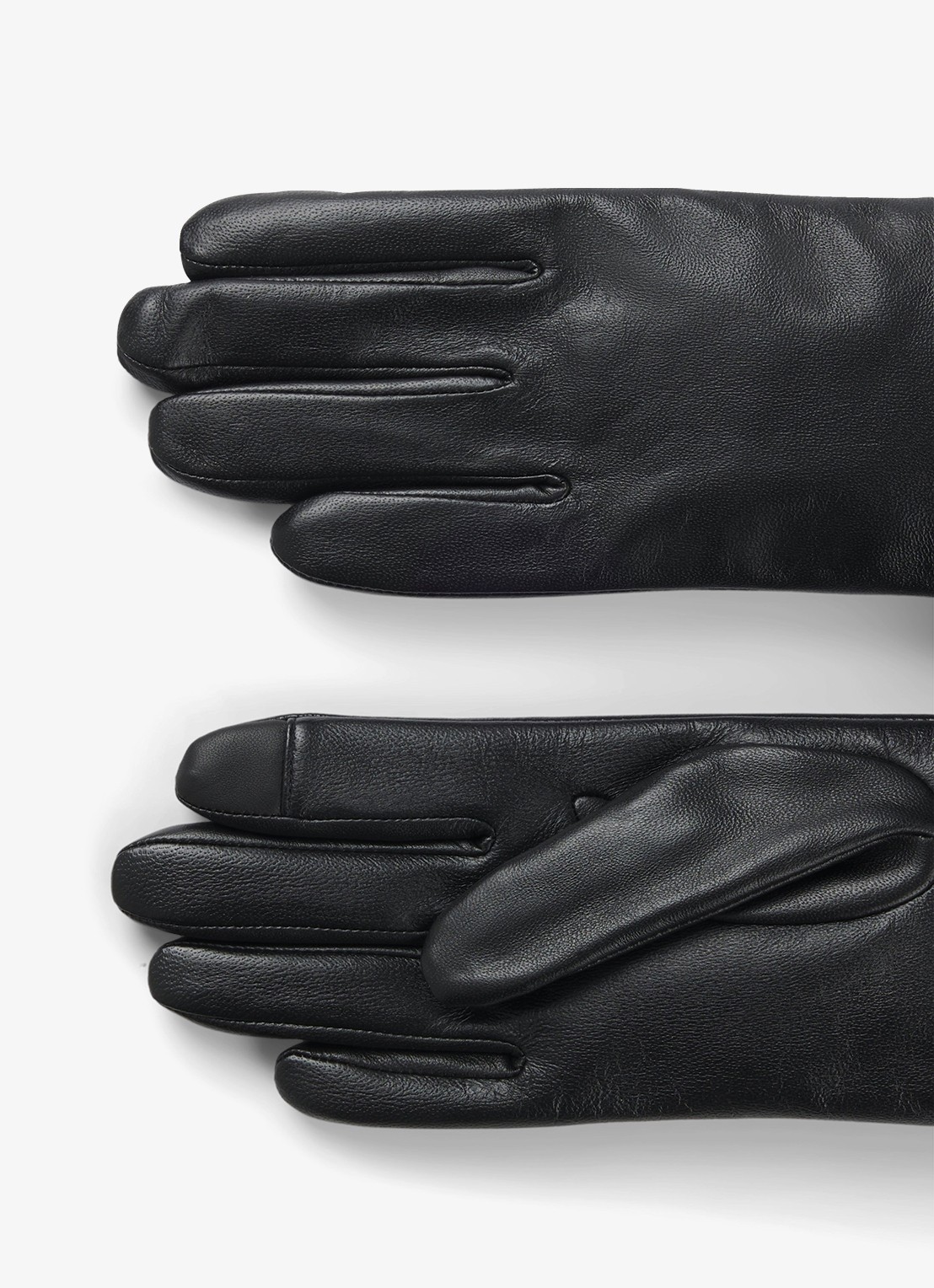 BOSS Handschoenen met logo - detail zwart