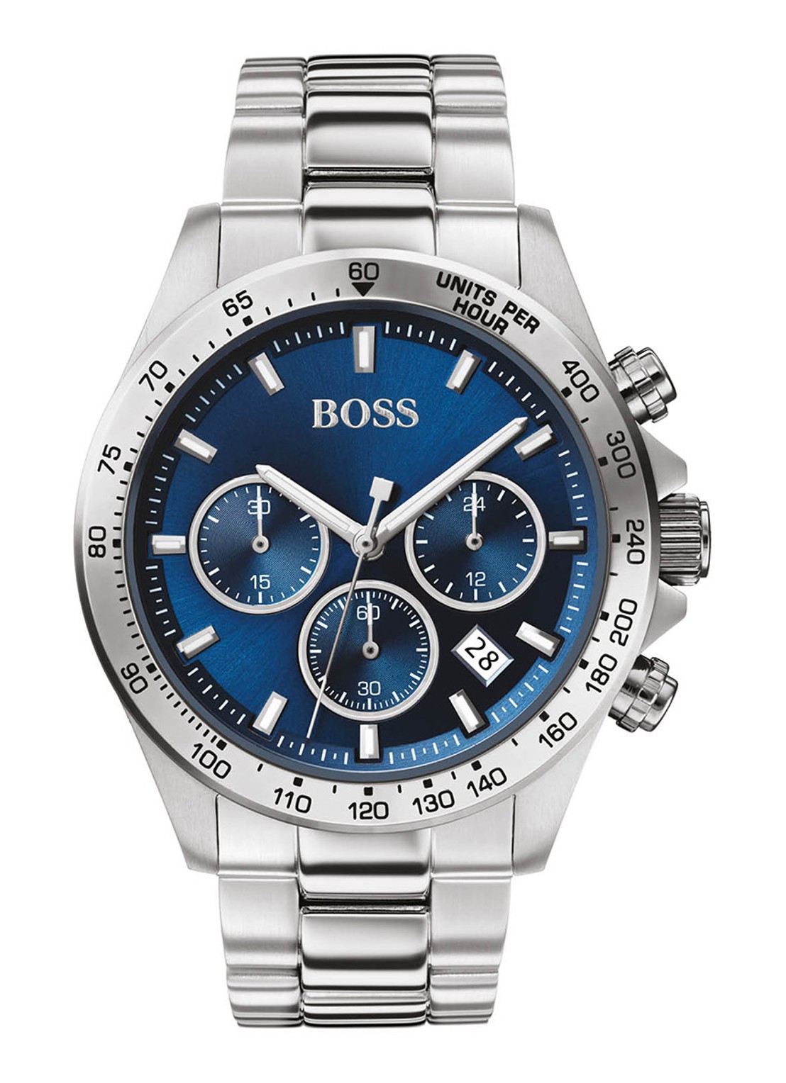 BOSS Hero horloge HB1513755 - voorkant zilver