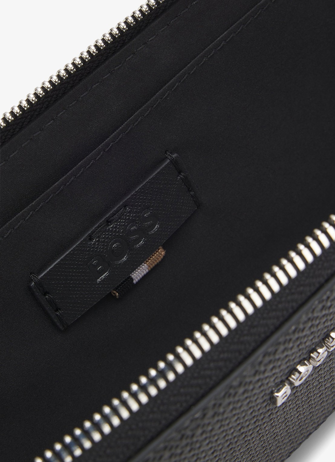 BOSS Heuptas met logo en verstelbare riem - detail 2 zwart