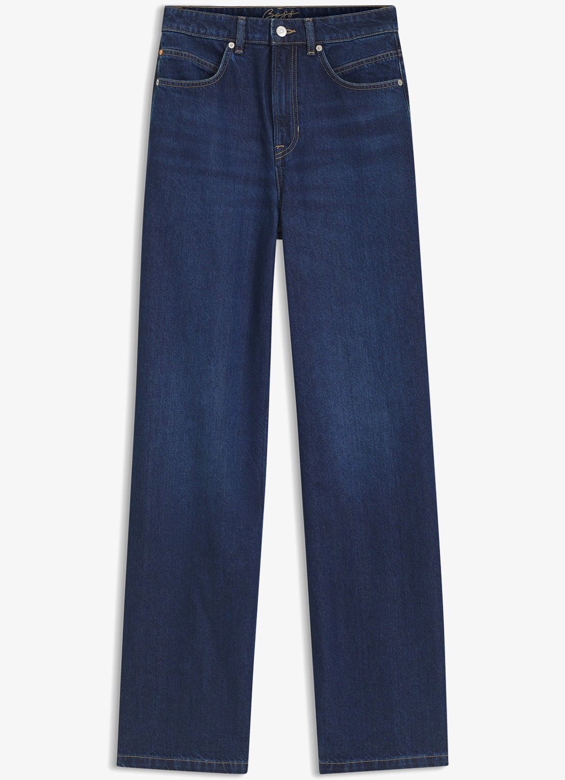 BOSS High waist flared jeans met medium wassing - voorkant 5 medium blue-428 / blauw