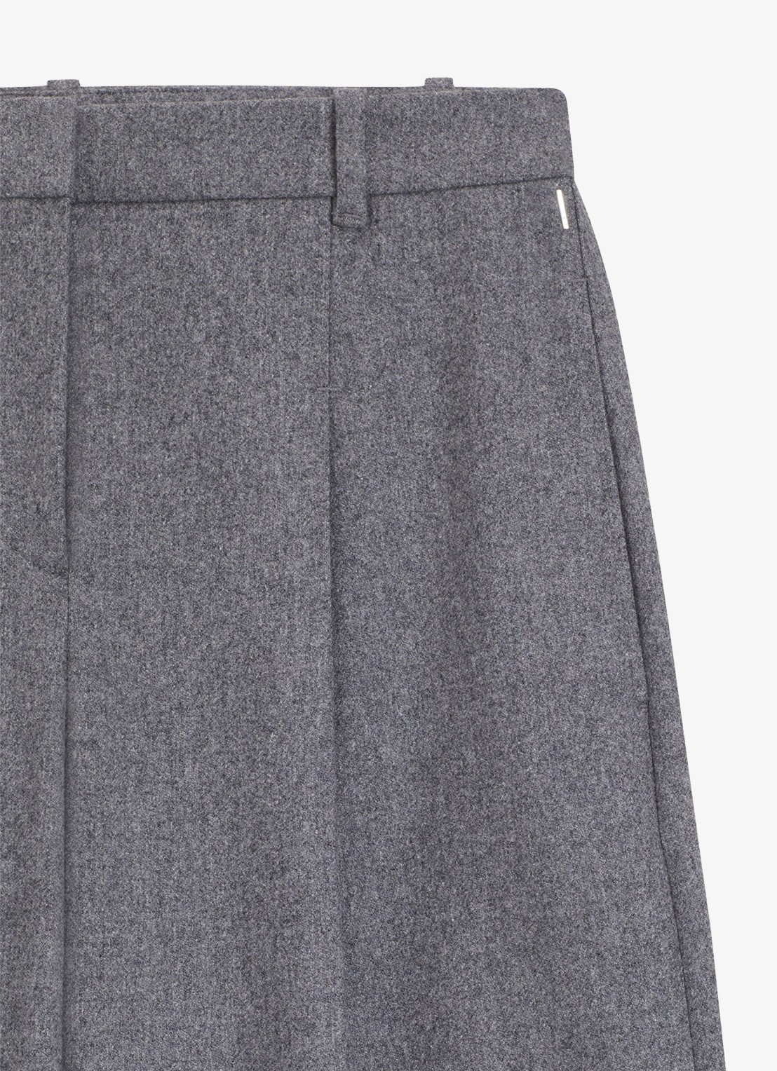 BOSS High waist regular fit pantalon met paspelzak - detail 3 light/pastel grey-058 / grijs