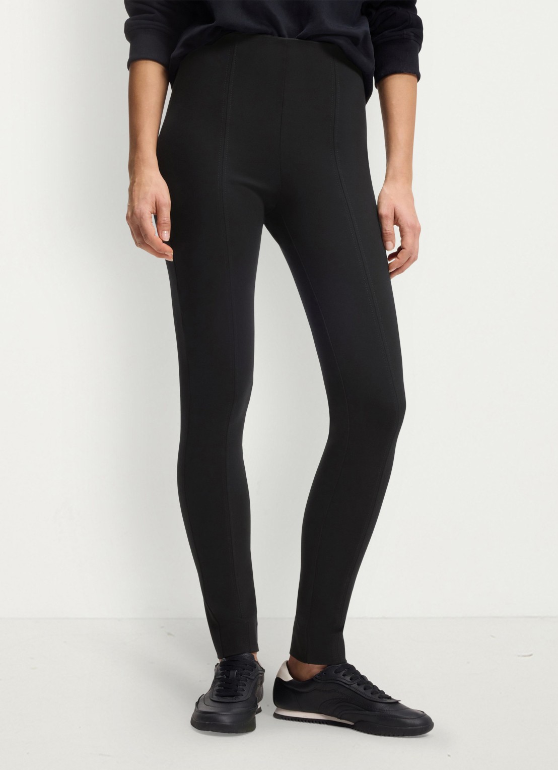 BOSS High waist skinny fit broek - detail 4 zwart