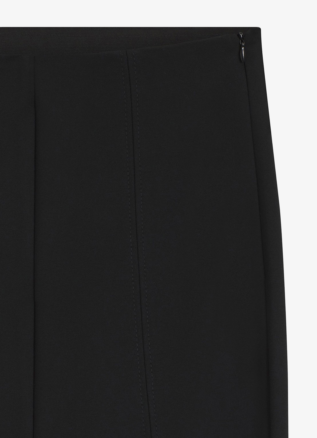 BOSS High waist skinny fit broek - detail 6 zwart