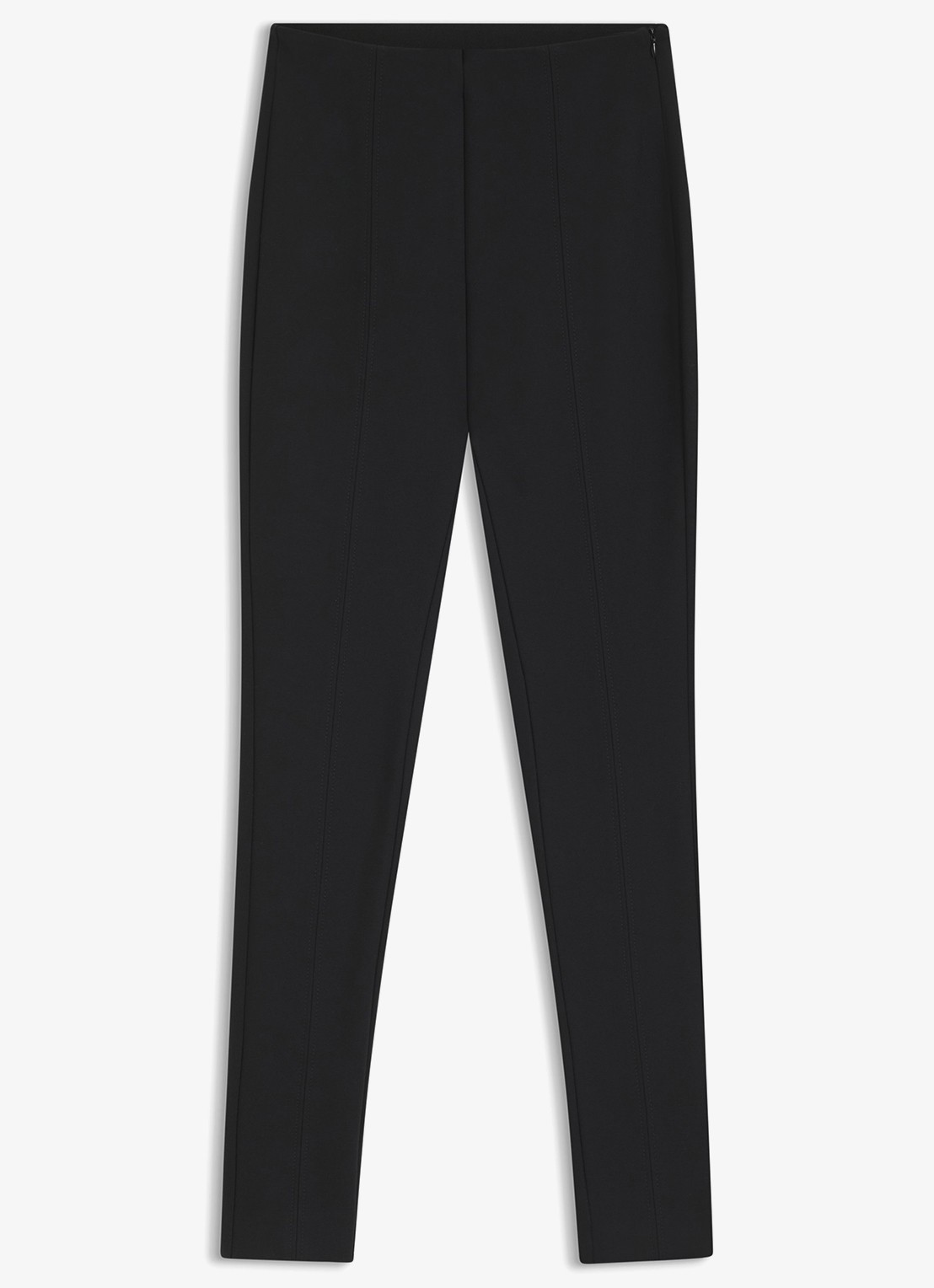 BOSS High waist skinny fit broek - voorkant 2 zwart