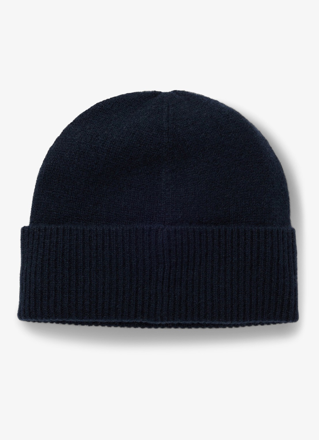 BOSS Honesto fijngebreide muts van kasjmier met logo - detail 3 dark blue-404 / blauw
