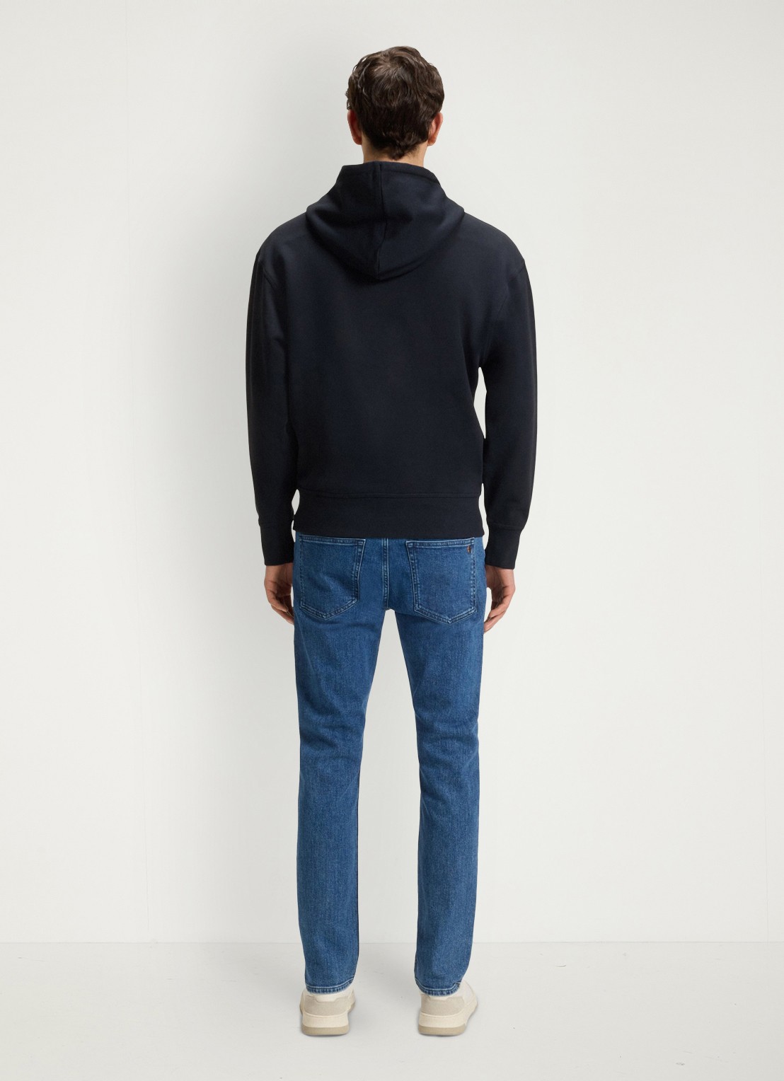BOSS Hoodie met logo - achterkant 8 donkerblauw