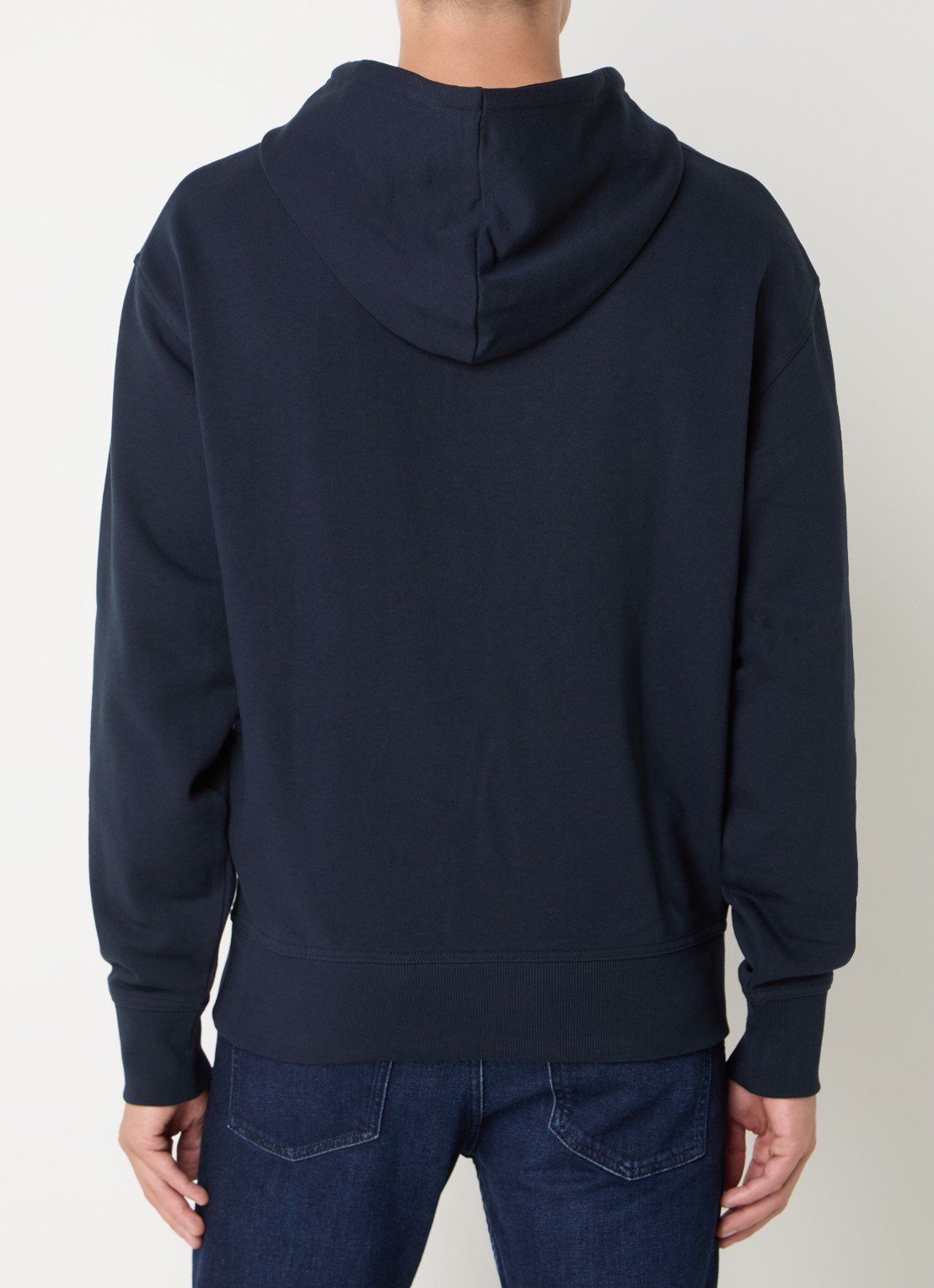 BOSS Hoodie met logo - achterkant 9 donkerblauw