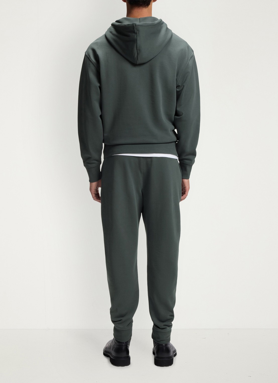 BOSS Hoodie met logo - achterkant 3 donkergroen