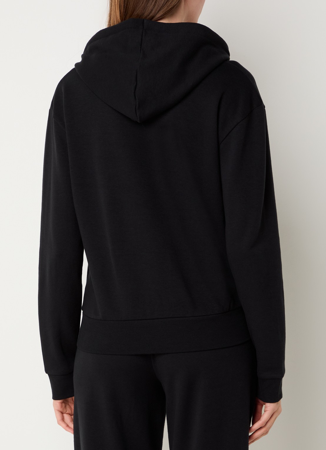 BOSS Hoodie  met logo - achterkant 3 zwart