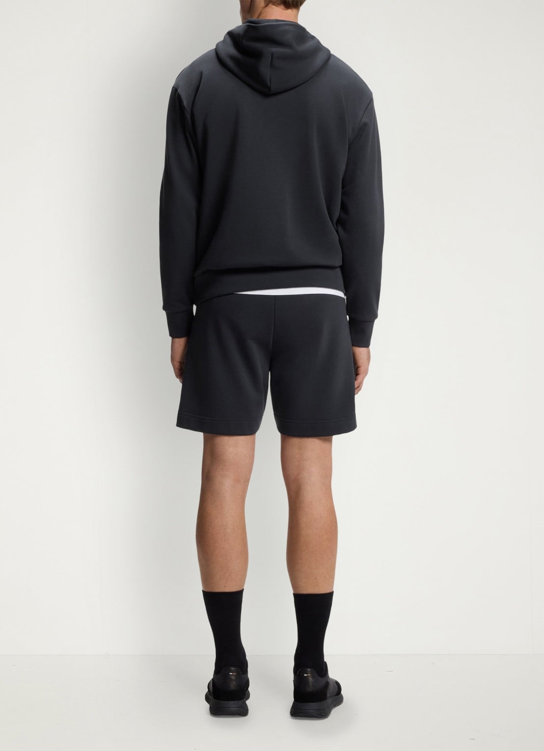 BOSS Hoodie met logo - achterkant 5 blauw