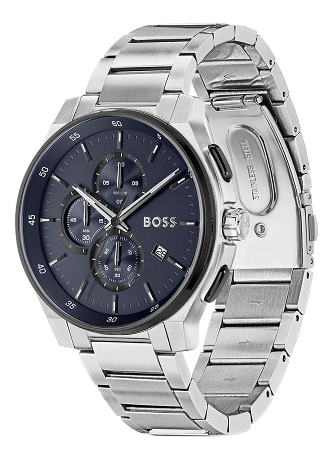 BOSS Horloge HB1514189 - detail zilver