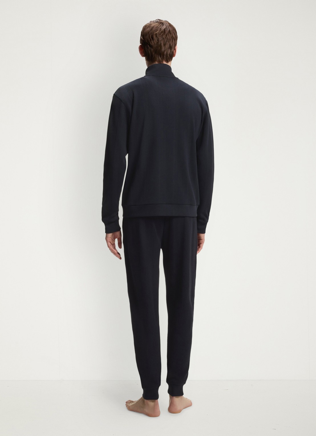 BOSS Jack met ribstructuur - achterkant blauw