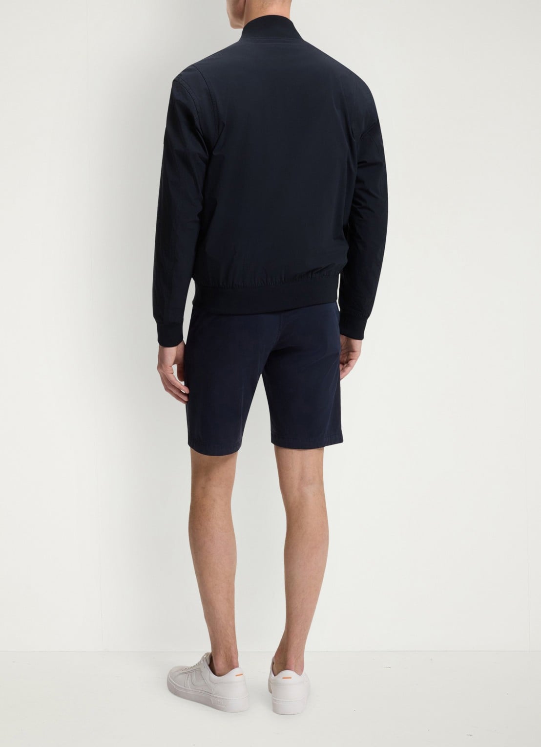 BOSS Jack met steekzakken en logo - achterkant blauw