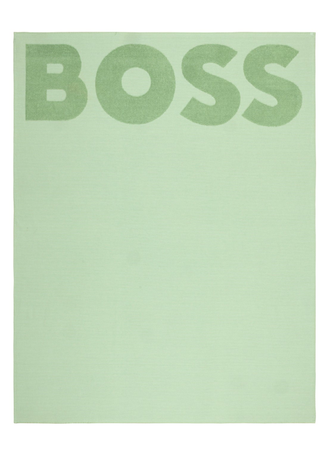 BOSS Joa hamamdoek - 140 x 180 cm - voorkant lindegroen